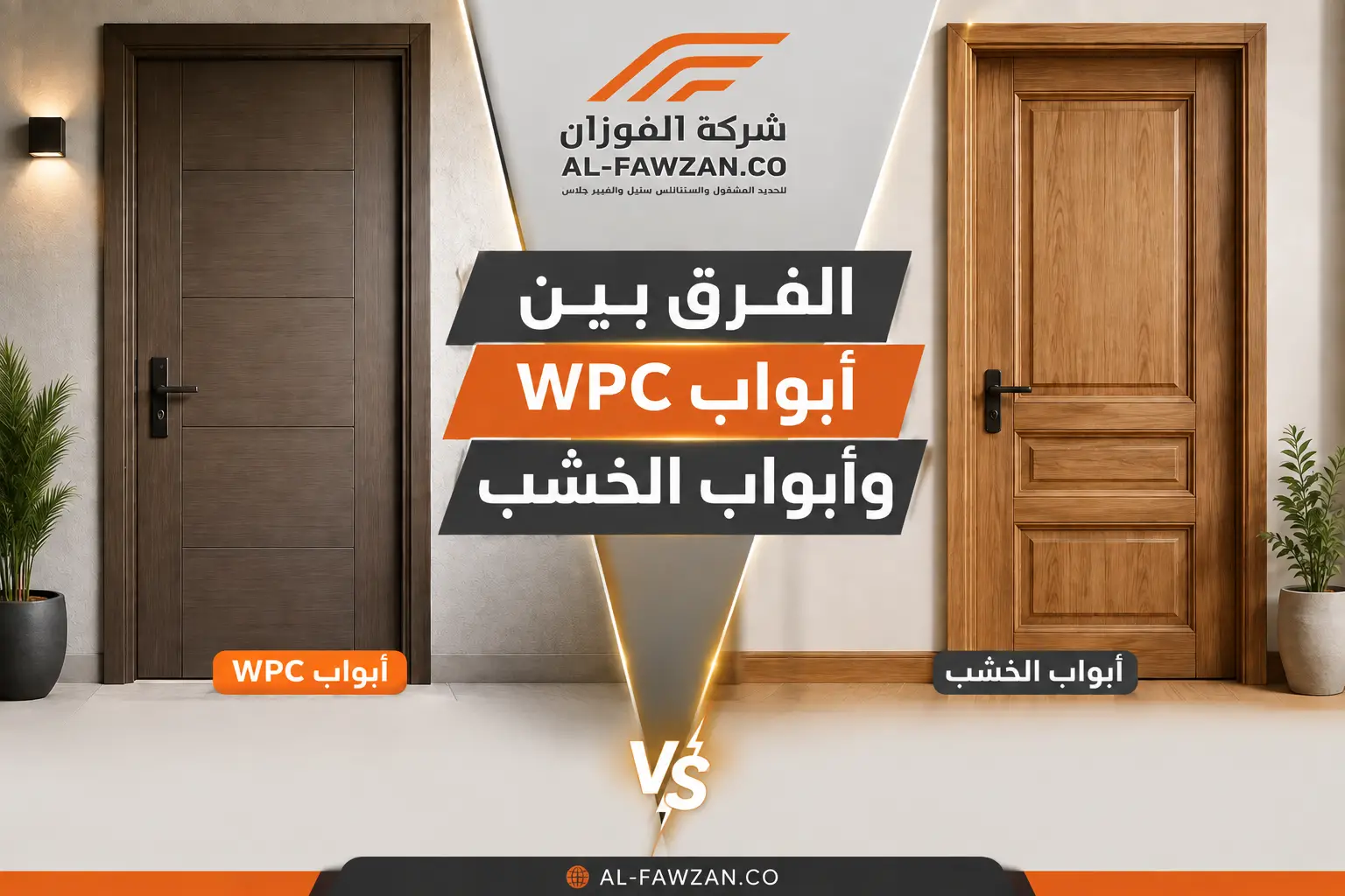 الفرق بين أبواب WPC وأبواب الخشب